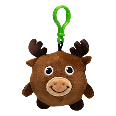 Moose Squishy Keychain 3"