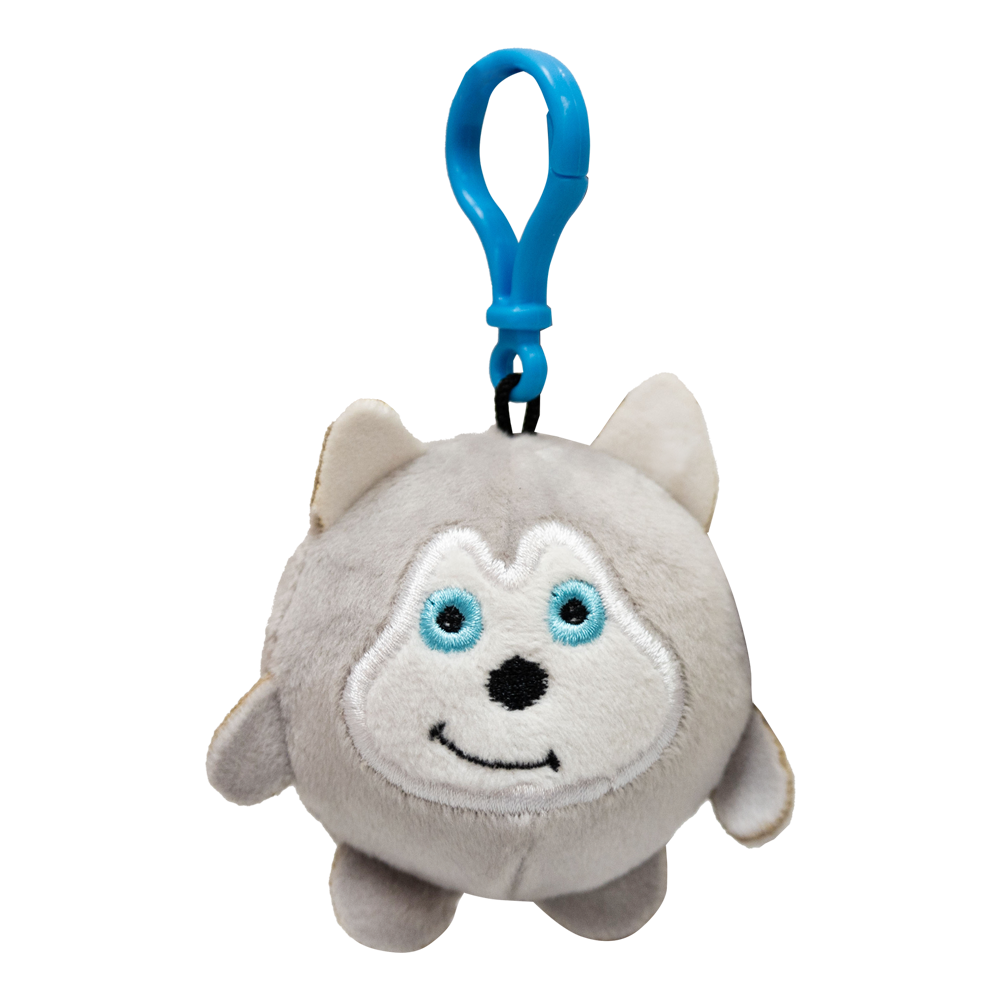 Husky Squishy Keychain 3"