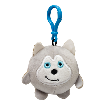 Husky Squishy Keychain 3"