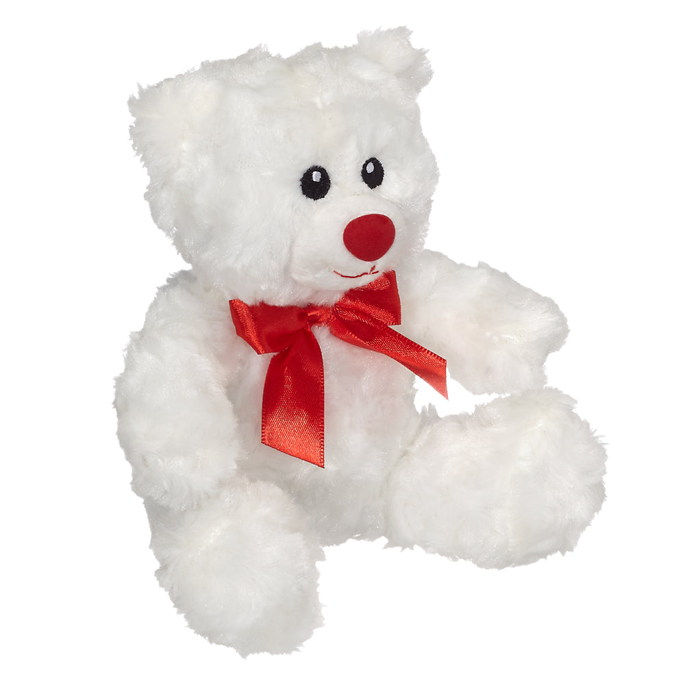 Tommy Bear, White 6" sit. - 20611W