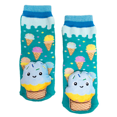 Blue Ice Cream Socks - 27175