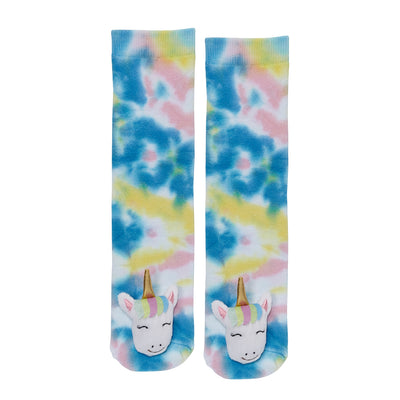 Unicorn Tie Dye Youth Socks - 28152