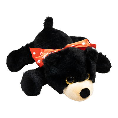 Floppy Black Bear 6" - 45019