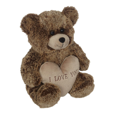 Jamie Bear "I LOVE YOU", Brown 8" - 52339B