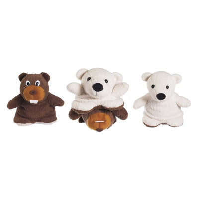 Peek-a-Boo Pals - Beaver/Polar Bear 6" - 70701